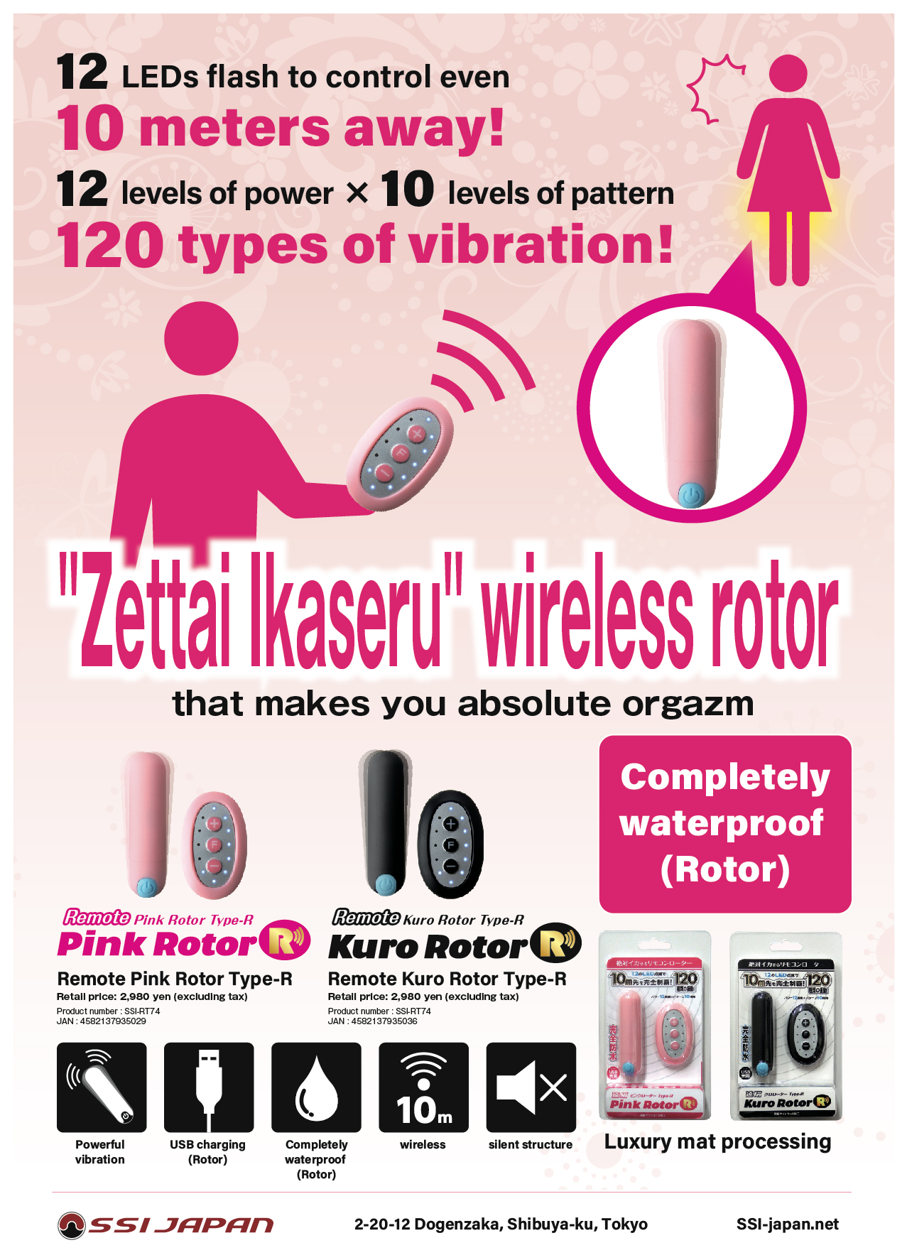 Remote Pink Rotor Type-R POP
