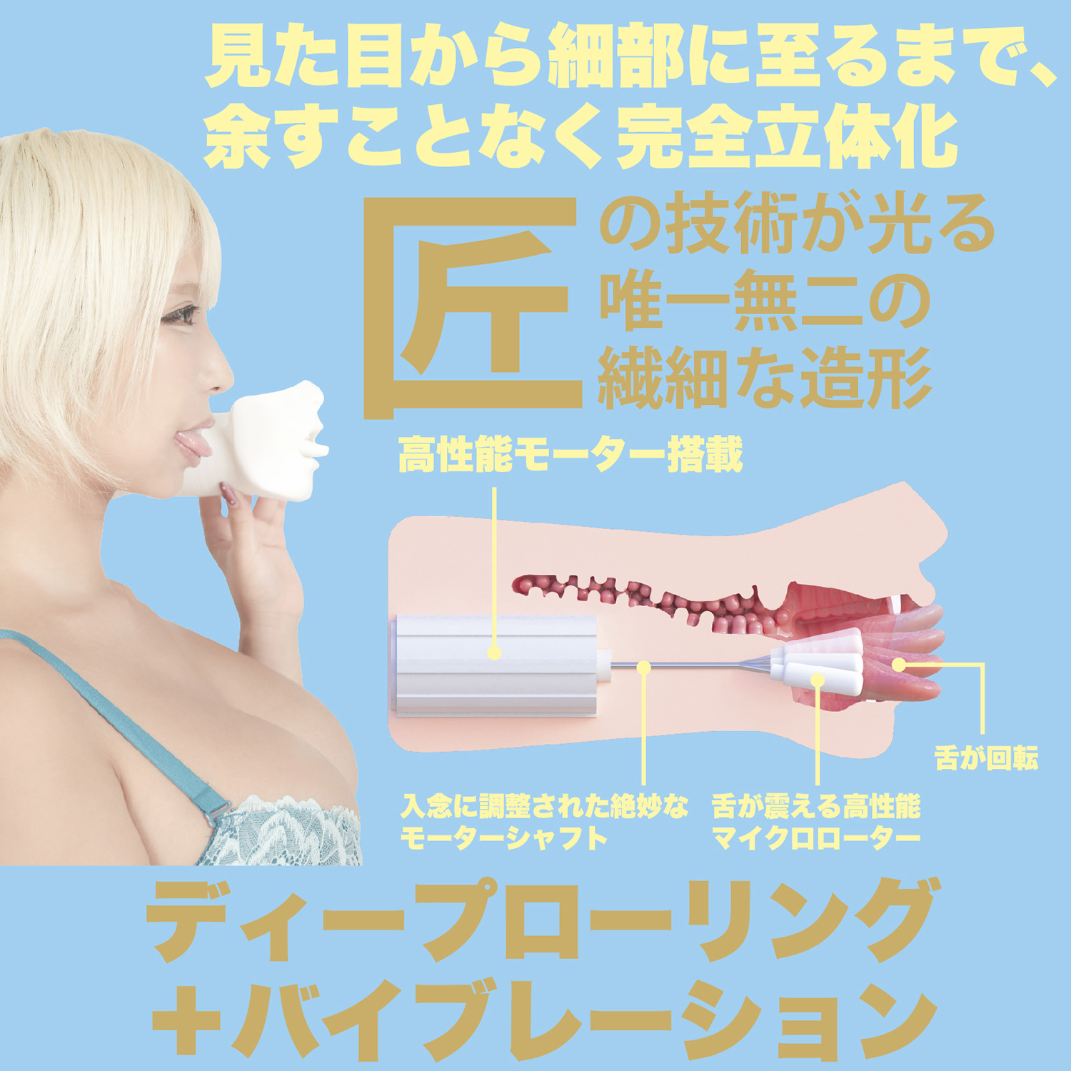 アダルトグッズ、神フェラ 乙アリス（電動）【3/10発売】【予約】の見本画像5