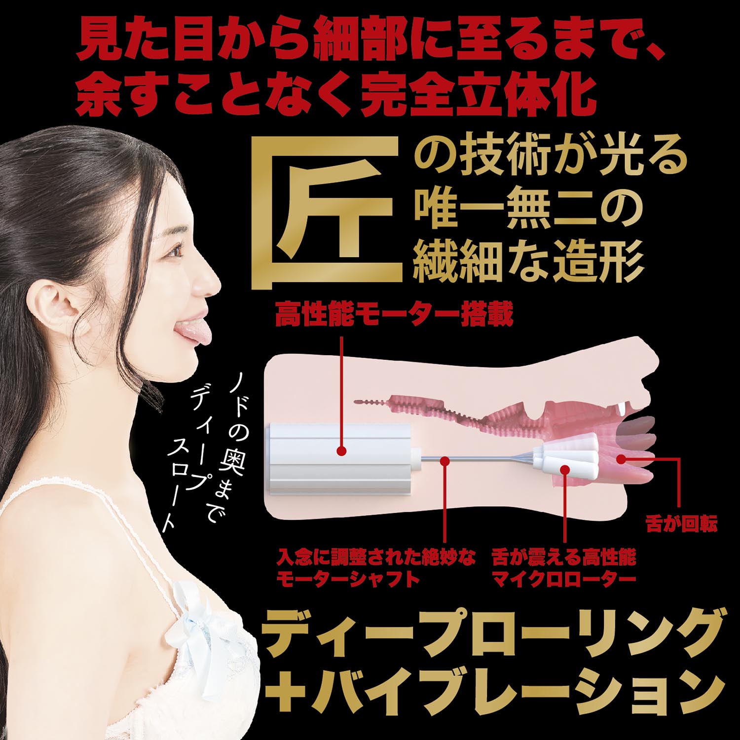 アダルトグッズ、神フェラ 高橋しょう子（電動） 【6/26発売】【予約】の見本画像5