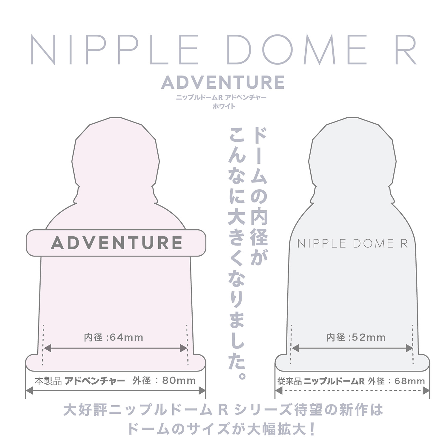 アダルトグッズ、ニップルドームR　アドベンチャー　ホワイトの見本画像3