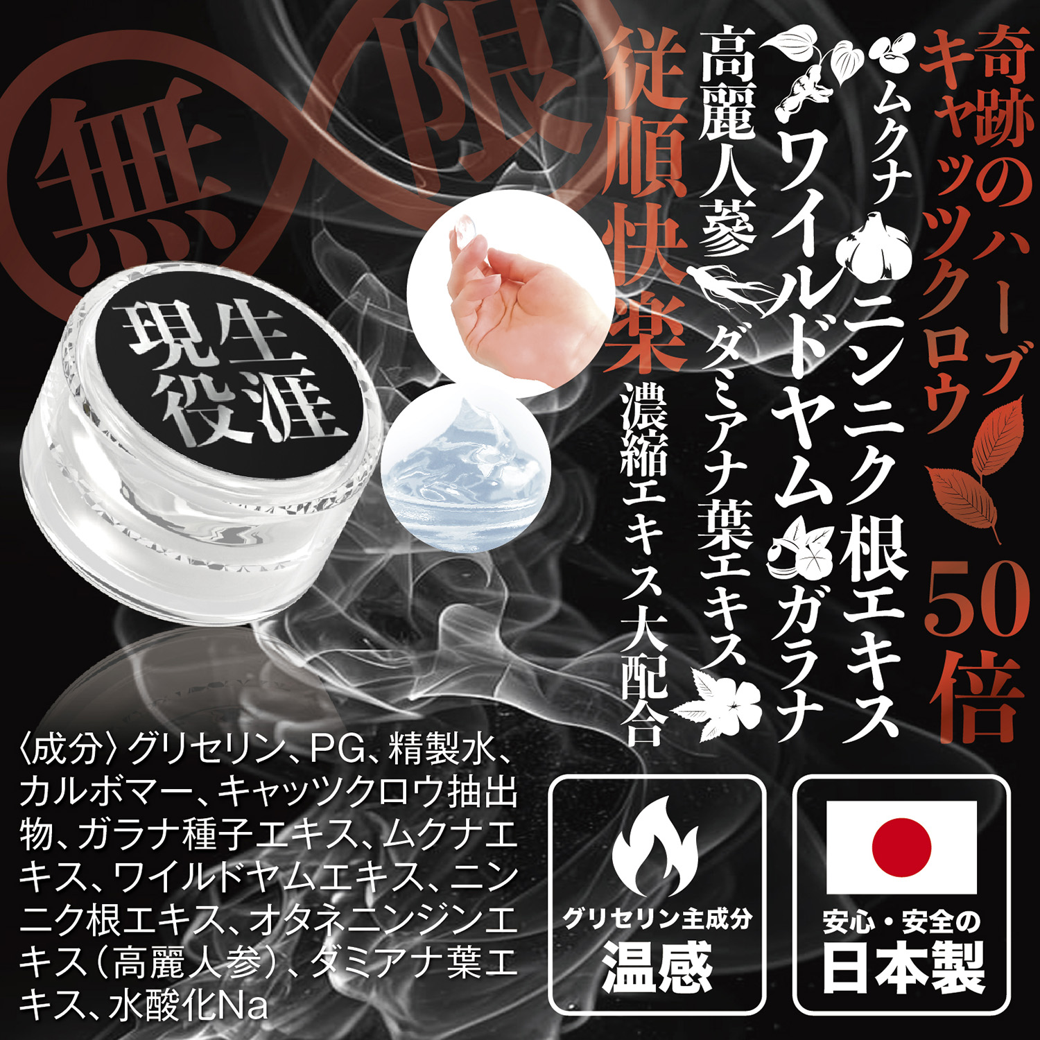 アダルトグッズ、【8/27発売】生涯現役クリーム 感度覚醒（女性用）【予約】の見本画像4