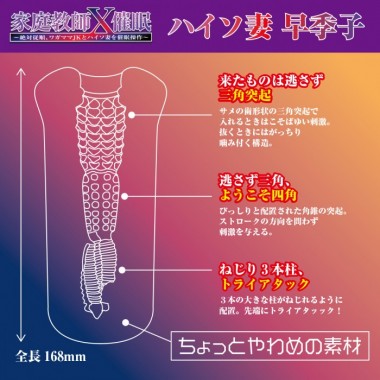 アダルトグッズ、家庭教師X催眠 早季子のハイソ妻フワフワホールの見本画像7