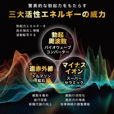 アダルトグッズ、波動トルマリング Mサイズの見本画像5