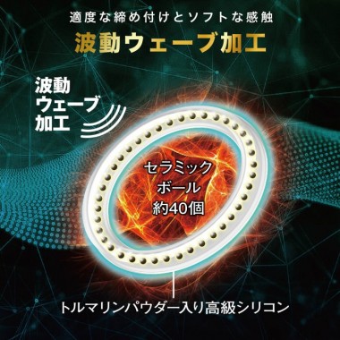 アダルトグッズ、波動トルマリング Mサイズの見本画像6