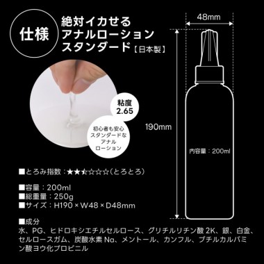 アダルトグッズ、絶対イカせるアナルローションの見本画像4
