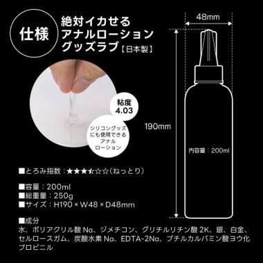 アダルトグッズ、絶対イカせるアナルローションの見本画像5