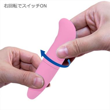 アダルトグッズ、ピンクスティックローターCCの見本画像2