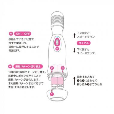 アダルトグッズ、ピンクデンマ1プラスの見本画像6