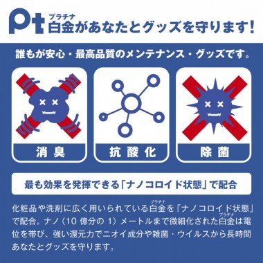 アダルトグッズ、オナホール除菌スプレーの見本画像2