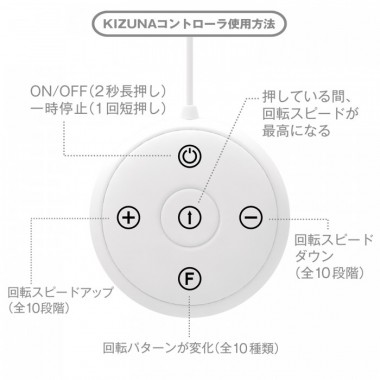アダルトグッズ、KIZUNA コントローラ 乾電池式の見本画像3