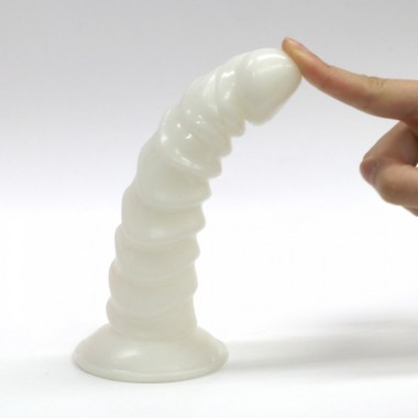 アダルトグッズ、ホワイトラバー 16cm やわらかタイプの見本画像2