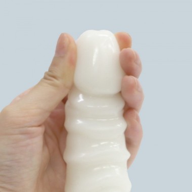アダルトグッズ、ホワイトラバー 16cm やわらかタイプの見本画像4
